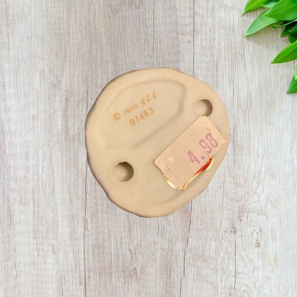 1990 Geo Z Lefton 07483 Colonial Village Abe Smith Blacksmith Figurine - Picture 5 of 5